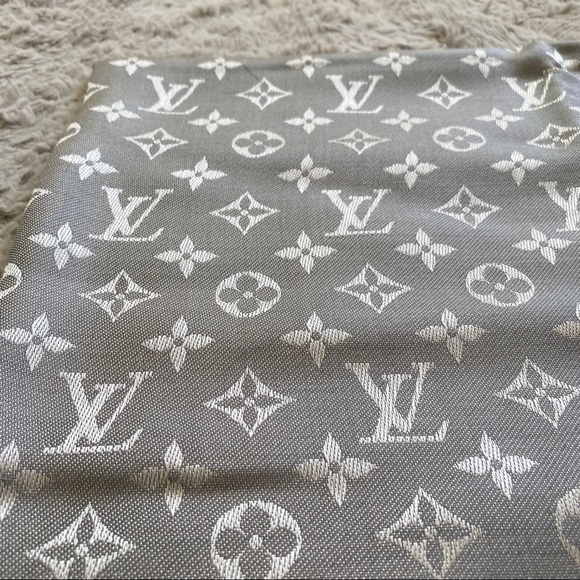 Louis Vuitton | Monogram Denim Shawl NWOT - Picture 2 of 5